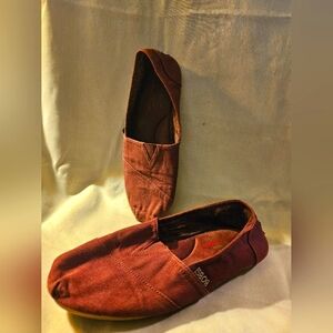 Bob's, Casual Burgundy Slip-On Shoes